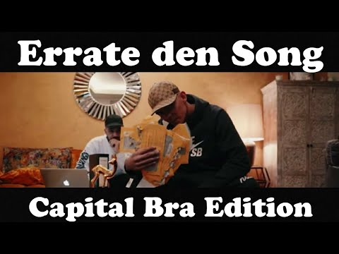 ERRATE DEN SONG AN EINER LINE CHALLENGE ! VERSUCHE DEN SONG ZU ERRATEN (Capital Bra Extrem Edition)