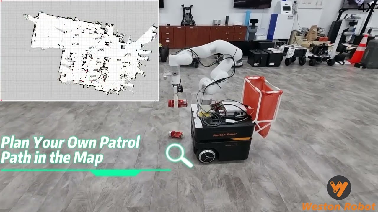 Autonomous Trash Picking Robot using NVIDIA XAVIER
