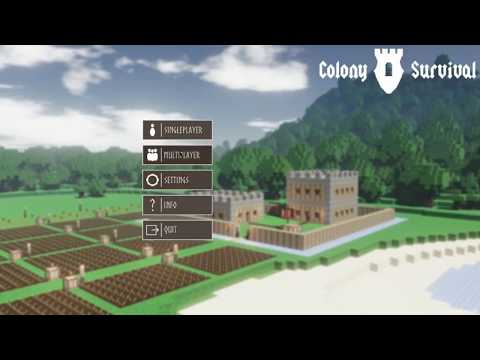 Colony Survival Part 1 Again | A better starting base in Multiplayer