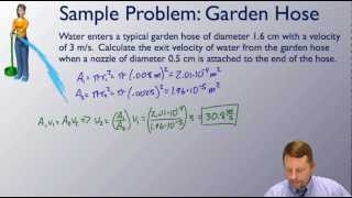 AP Physics 2 - Continuity Equation for Fluids