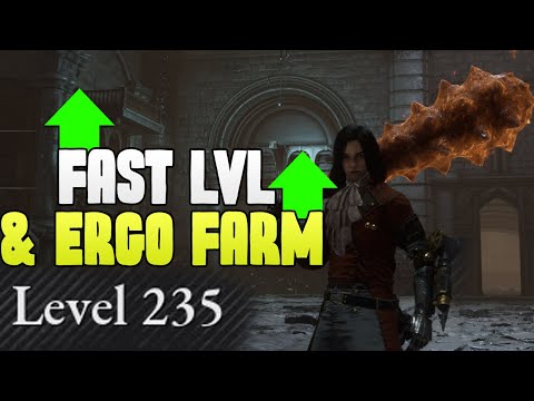 Lies of P Ergo Glitch Farm, Best Fast XP Level Exp Leveling Farming Exploit Spot Late Game lvl up