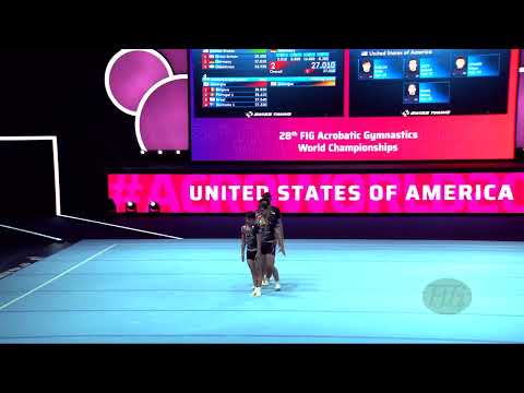 United States (USA) - 2022 Acrobatic Worlds, Baku (AZE) - Balance Qualification  Men's Group