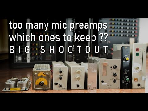 Too many mic preamps - all the good stuff - which ones to keep?? (big shootout)