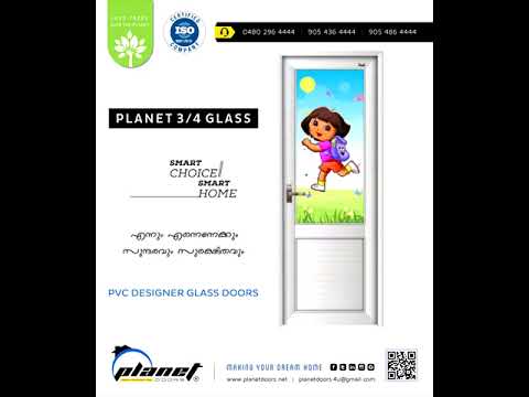 Glossy planet fld - 271 pvc glass doors, for office