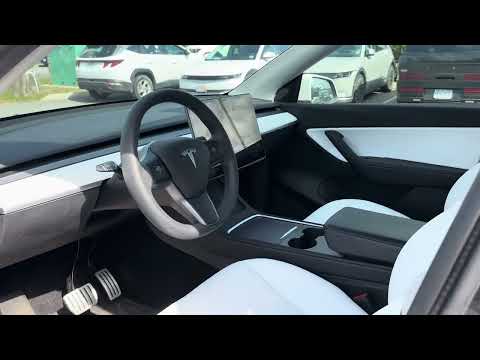 2021 Tesla Model Y Performance AWD in White for sale at Abbotsford Hyundai in Abbotsford, BC