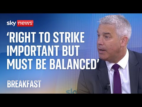 Health secretary: 'Right to strike is important', but must be balanced with 'right of patients'