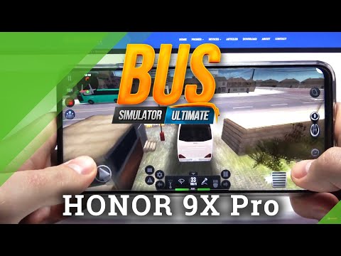 Bus Simulator Ultimate on HUAWEI Honor 9x Pro - Game Test