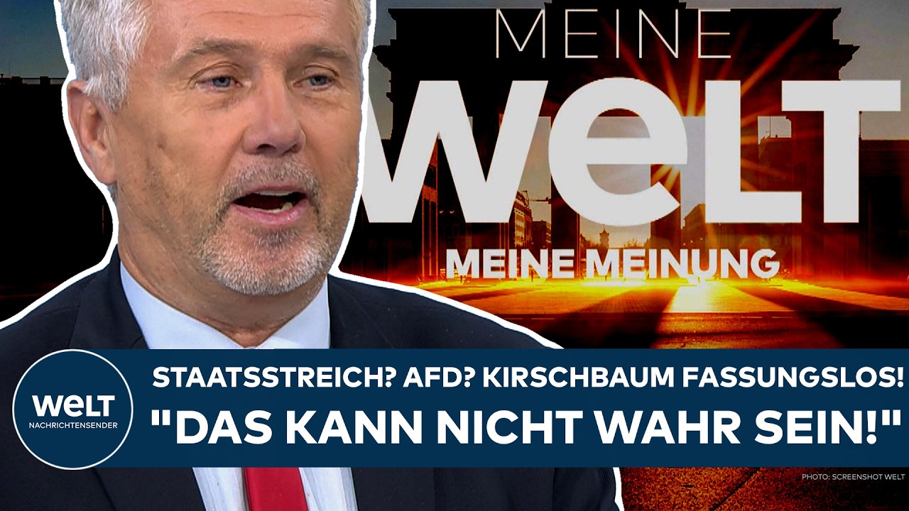 DEUTSCHLAND: Kirschbaum wird deutlich! "Diese Warnung vor der AfD ist total übertrieben!"