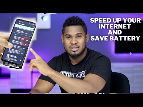 How to Speed Up the internet and save battery