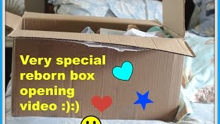 A very special reborn box opening video :)