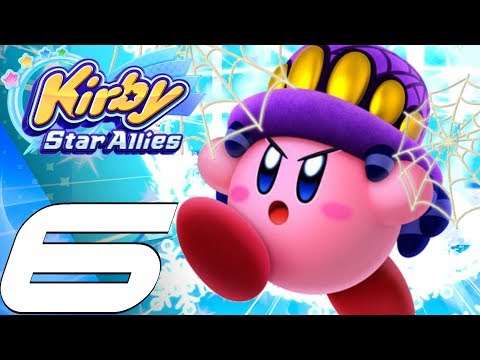 Kirby Star Allies - Gameplay Walkthrough Part 6 - Goldon & Silvox Boss (Full Game) Switch