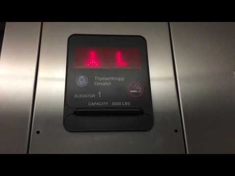Another RARE ThyssenKrupp ISIS Aurora Traction Elevator @ Atlas Condos West Tower, San Diego, CA
