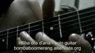 litfiba ora d'aria - solo guitar