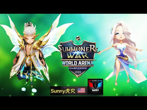 Damn Strong Oberon feat Elenoa (Light Fairy King & Light Polar Queen) in G3 RTA - Summoners War 魔靈召喚