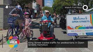 King Street trades traffic for pedestrians in Open Streets Hamilton