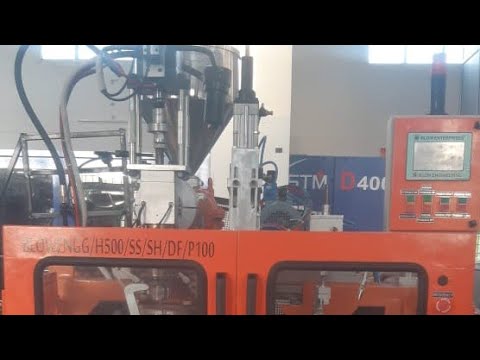 500ml. HDPE PP Blow Moulding Machine Automatic De-flashing and Parison Controller