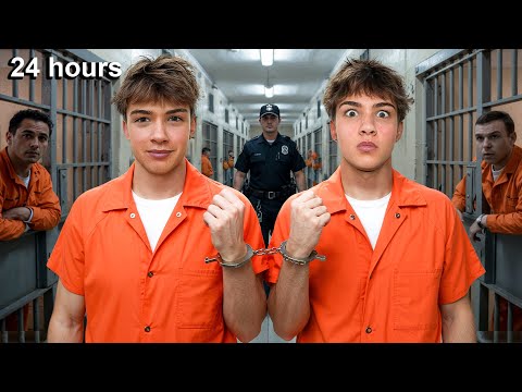 HANDCUFFED To My TWIN For 24 HOURS...!😳🚔