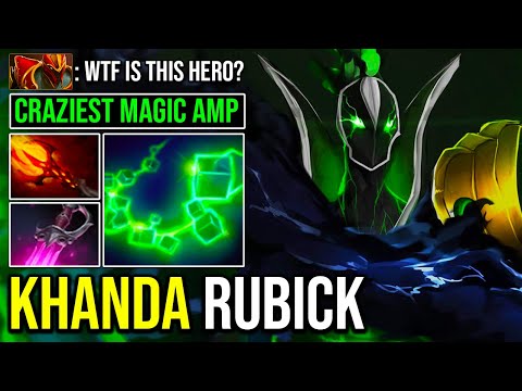CRAZIEST Magic Amp with Khanda + Dagon 5 Rubick 1 Shot Everyone Dota 2