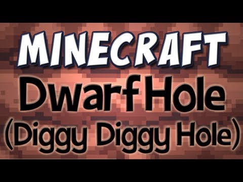 Minecraft - ♪ Dwarf Hole (Diggy Diggy Hole) Fan Song and Animation