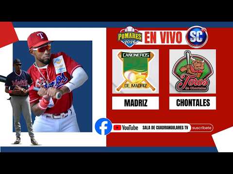 #ENVIVO || Cañoneros de Madriz 🆚️ Toros de Chontales (Juego 3) #Pomares2026
