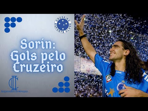 Todos  18 gols de Sorín pelo Cruzeiro