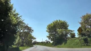 preview picture of video 'Driving Along The D31 Between La Croix Tasset & Kergrist Moëlou, France 27th May 2013'