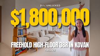 Rare Freehold 3BR High Floor, Unblocked View with Dual-Key Potential | Trilive