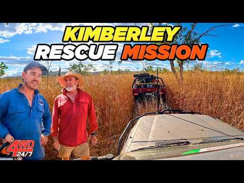 HOPELESSLY STRANDED in the Kimberley with SHOW STOPPING Breakage.. Making our own track in 2m+ Scrub