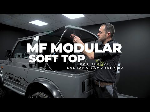MF Modular black soft-top Suzuki Santana Samurai 4WD