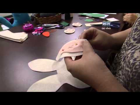 Mulher.com 03/02/2014  - Coelho cestinha - Fernanda Scapim (Bloco 1/2)