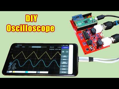 Lassen Sie uns aus einem Raspberry Pi Pico und einem Android-Telefon (oder -Tablet) ein Oszillosk...
