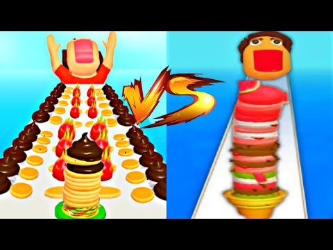 Pancake Run vs Ice Cream Run - Triple Game All New Level Gameplay Android APK NEW UPDATES