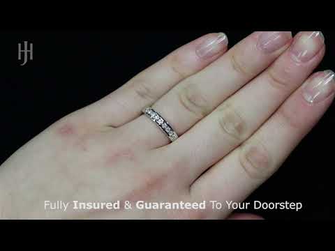 9ct W/G 0.35ct Diamond Eternity Ring - Hatton Jewellers London HJ360