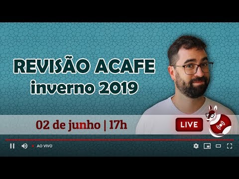 Revisão Acafe - Inverno 2019 | Prof. Gui