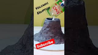 #shorts Volcano Eruption Model/Volcanic Eruption 🌋 /Kansal Creation