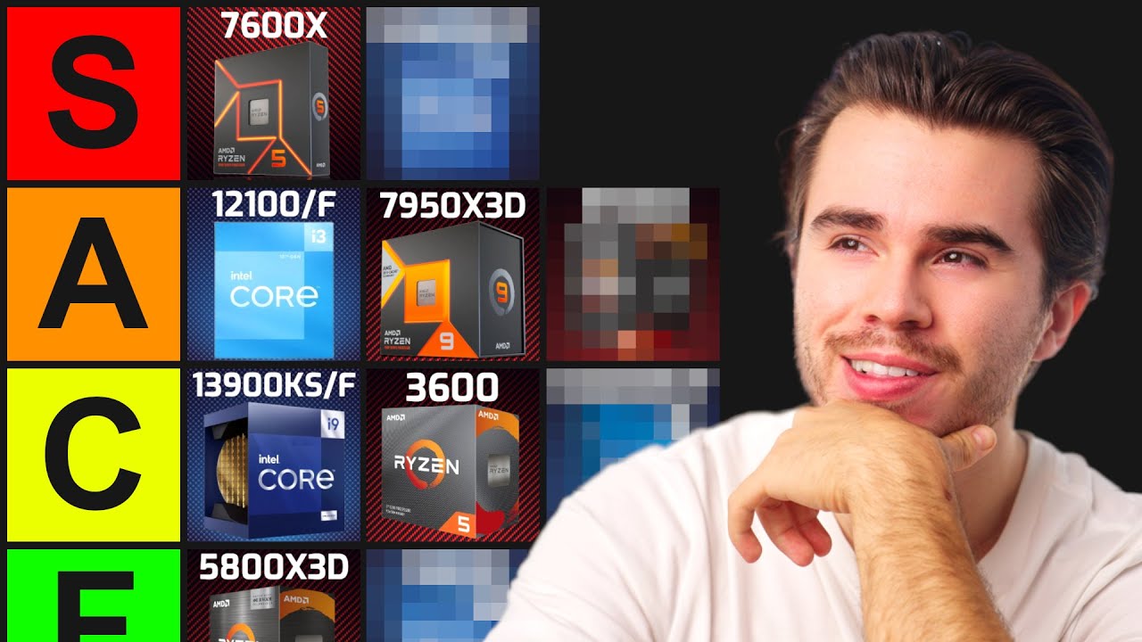 The ULTIMATE Gaming CPU Tier List for 2024!