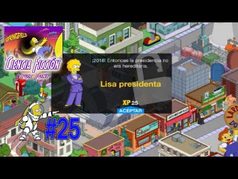 Los Simpson Springfield "Ciencia Ficción, Cap. 25 - Lisa Presidenta" por Tony