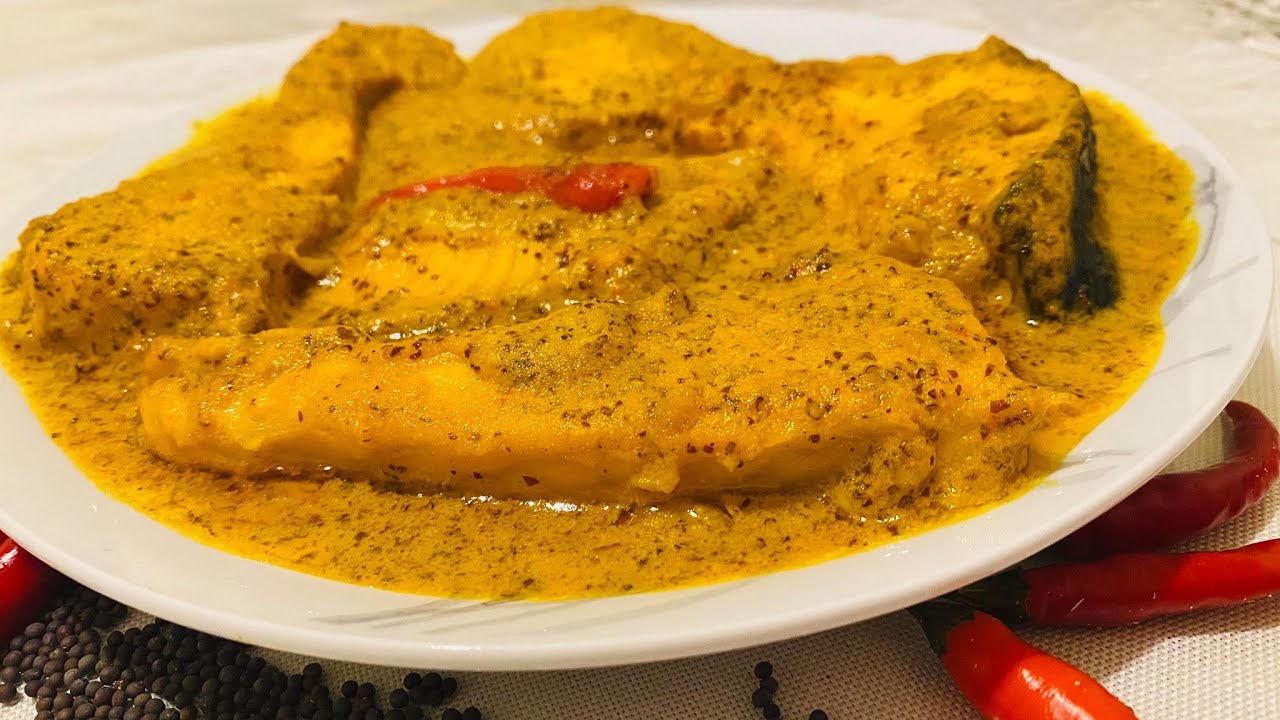Shorshe Salmon Recipe | Salmon Fish In Bengali Mustard Sauce | Bengali Style Salmon Fish Recipe