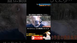 宣伝動画の撮影をしてたら…めっちゃシュールな動画になったw #実写　#撮影　#シュール