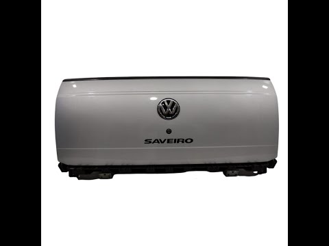 Tampa Traseira Saveiro G7/G8 2017 a 2021 Prata Completa