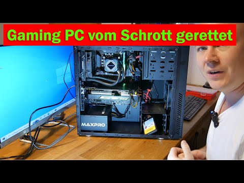 Gaming PC vom Schrott gerettet