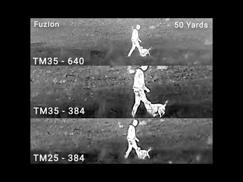 AGM Fuzion TM35-384 Fusion Thermal and CMOS Monocular with Laser Range Finder