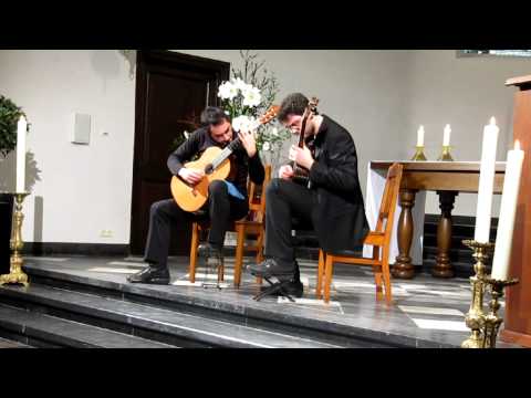 Astor Piazzolla - Tango Suite for two guitars - "Allegro" (Duo Scarlatti)