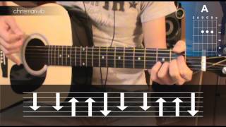 Cómo tocar "Los Malaventurados No Lloran" de Panda en Guitarra (HD) Tutorial - Christianvib