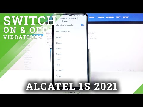 Vibration Mode Managing - ALCATEL 1S 2021 & All Vibration Functions