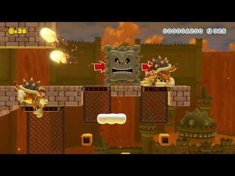10 - 3 Tyrannical Tiger Keep by marooncarl 🍄 Super Mario Maker 2 ✹Switch✹ #api