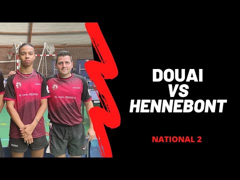 Nationale 2 | Douai VS Hennebont | tennis de table | 03/2023