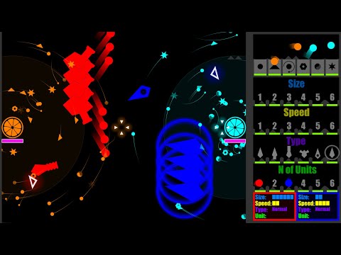 Core Destruction 14 - Space Battle - Algodoo