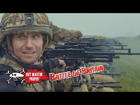 Guy fires the machine guns used during the Battle of Britain | Guy Martin Proper