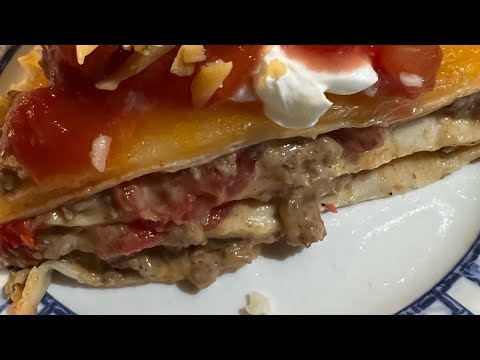 Delicious Taco Lasagna Recipe #familyfavorite 